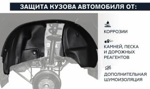 Подкрылки для ГАЗ Волга 3102 задняя пара Ново Пласт